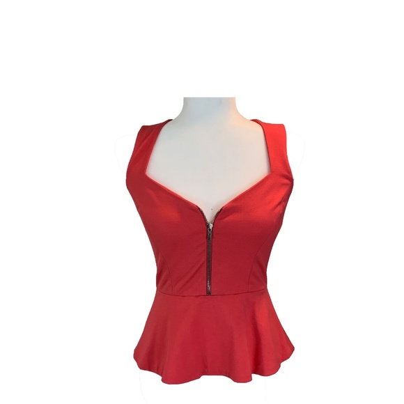 Erin Fetherston Front Zip Sweetheart Top - Picture 1 of 5